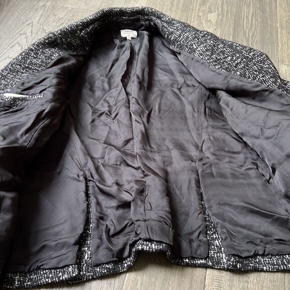 🔥WILFRED🔥 | Black and white tweed park jacket blazer - Picture 6 of 16